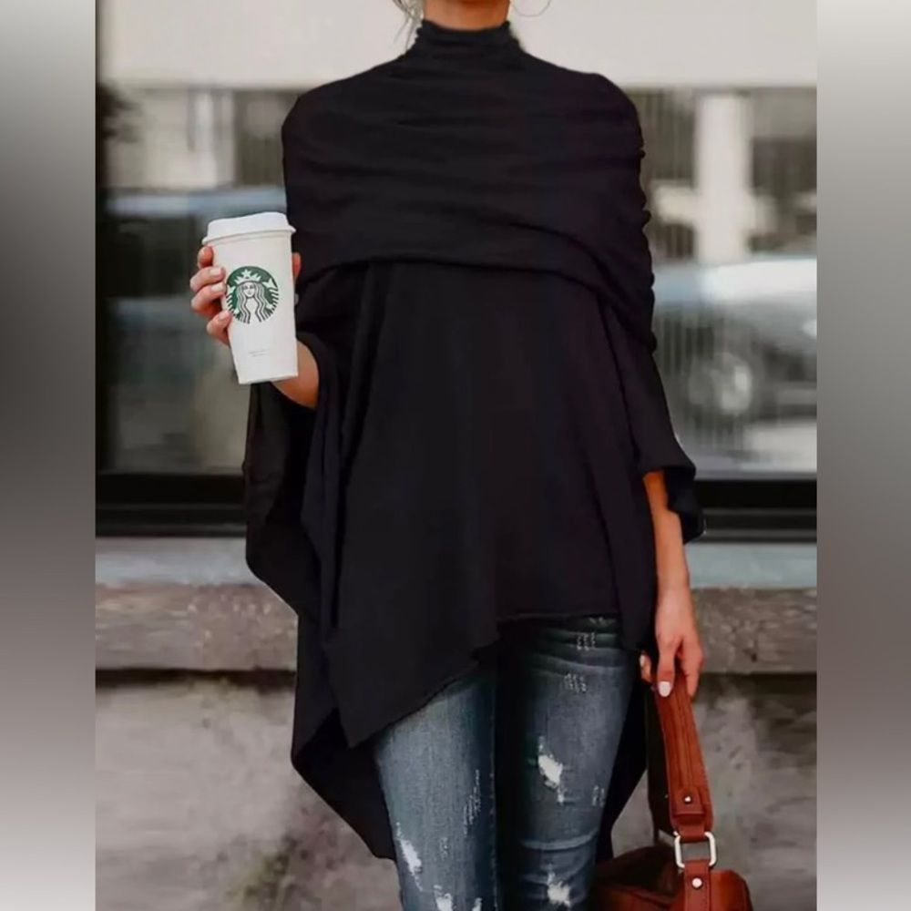 NWT Double Layered Poncho